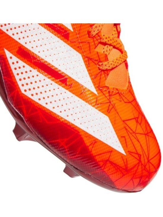 adidas Adizero Electric II Size 7 Men Football Cleats Solar Red White IE1442 NEW main image 4
